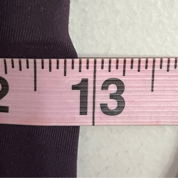 Women’s Queenieke Purple Gray Leggings Size Small With Pockets - Picture 4 of 12